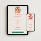 "Tropic Hot" - Online Bachelorette Party Invitations in Tropical by Baumbirdy - Mobile + desktop layout