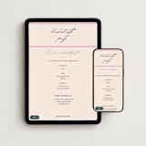 "Chic Party" - Online Bachelorette Party Invitations in Champagne by Angela Thompson - Mobile + desktop layout