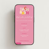 "Bach Bash" - Online Bachelorette Party Invitations in Blush by Angela Garrick - Mobile layout