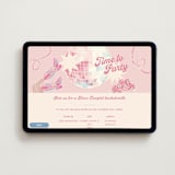 "Disco cowgirl" - Online Bachelorette Party Invitations in Azalea by Creo Study - Desktop layout