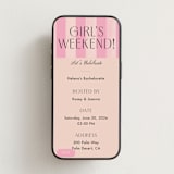 "Vintage Striped Awning" - Online Bachelorette Party Invitations in Cotton Candy by Becky Nimoy - Mobile layout
