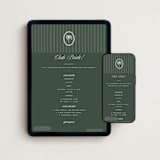 "Club" - Online Bachelorette Party Invitations in Palm by Jenna Holcomb - Mobile + desktop layout