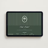 "Club" - Online Bachelorette Party Invitations in Palm by Jenna Holcomb - Desktop layout