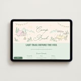 "Camp Bach" - Online Bachelorette Party Invitations in Sherbet by Milla C - Desktop layout