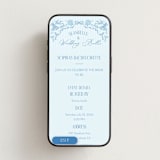 "Seashells & Wedding Bells" - Online Bachelorette Party Invitations in Blue Sky by Milla C - Mobile layout