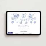 "Lucky in Love Bachelorette" - Online Bachelorette Party Invitations in Robins Egg Blue by Katie Kable - Desktop layout