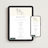 "Sway" - Online Bachelorette Party Invitations in Butter by Jelena Vuletic - Mobile + desktop layout