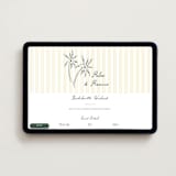 "Sway" - Online Bachelorette Party Invitations in Butter by Jelena Vuletic - Desktop layout