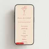 "Miss Bride" - Online Bachelorette Party Invitations in Rose by Jennifer Lew - Mobile layout