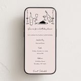 "Wine and Dine" - Online Dinner and Cocktail Party Invitations in Nude by Ani Somi - Mobile layout
