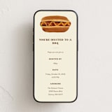 "BBQ" - Online Dinner and Cocktail Party Invitations in Mustard by Gwen Bedat - Mobile layout