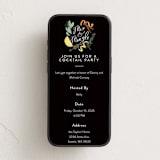 "Mix and Mingle" - Online Dinner and Cocktail Party Invitations in Noir by Alethea and Ruth - Mobile layout