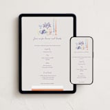 "tablescape drawing" - Online Dinner and Cocktail Party Invitations in Hydrangea by Cass Loh - Mobile + desktop layout