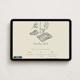 "À table!" - Online Dinner and Cocktail Party Invitations in Ink by Claire - Desktop layout