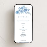 "Loire" - Online Dinner and Cocktail Party Invitations in Royal Blue by Tamara Hilje - Mobile layout