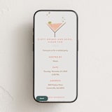 "dirty birthday martini" - Online Dinner and Cocktail Party Invitations in Raspberry by Carolyn Nicks - Mobile layout