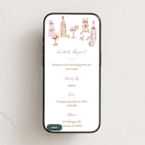 "cocktails and laughter" - Online Dinner and Cocktail Party Invitations in Orchid by Cass Loh - Mobile layout
