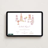 "cocktails and laughter" - Online Dinner and Cocktail Party Invitations in Orchid by Cass Loh - Desktop layout