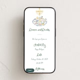 "Dinner Table" - Online Dinner and Cocktail Party Invitations in Lemon by Jenna Holcomb - Mobile layout