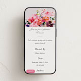 "floral party" - Online Dinner and Cocktail Party Invitations in Rose by Lori Wemple - Mobile layout