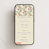 "Rustic Floral Print" - Online Dinner and Cocktail Party Invitations in Butter by Becky Nimoy - Mobile layout