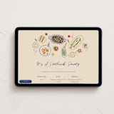 "Potluck Sketch" - Online Dinner and Cocktail Party Invitations in Pudding by Adelyn T. - Desktop layout