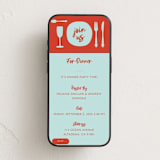 "Join us for Dinner" - Online Dinner and Cocktail Party Invitations in Pool by Zani van Zyl - Mobile layout