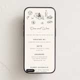 "Dine and Wine!" - Online Dinner and Cocktail Party Invitations in Latte by Sherley Ferreira - Mobile layout