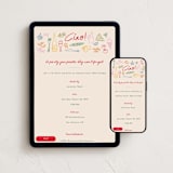 "pasta party" - Online Dinner and Cocktail Party Invitations in Gnocchi by Creo Study - Mobile + desktop layout