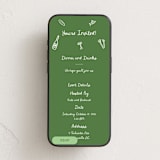 "First Course Party" - Online Dinner and Cocktail Party Invitations in Forest by Cotton and Bow - Mobile layout