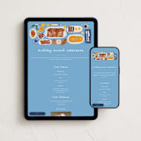 "Brunch Celebration" - Online Dinner and Cocktail Party Invitations in Cornflower by Sierra Lee - Mobile + desktop layout