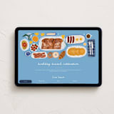 "Brunch Celebration" - Online Dinner and Cocktail Party Invitations in Cornflower by Sierra Lee - Desktop layout