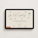"Sips & Smiles" - Online Dinner and Cocktail Party Invitations in Cocktail by Vera Lim - Desktop layout