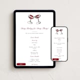 "Dirty Shirleys for Dirty Thirty" - Online Dinner and Cocktail Party Invitations in Snow by Catherine Buan - Mobile + desktop layout