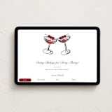 "Dirty Shirleys for Dirty Thirty" - Online Dinner and Cocktail Party Invitations in Snow by Catherine Buan - Desktop layout