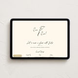 "Cluny" - Online Dinner and Cocktail Party Invitations in Noire by Sarah Rosenthal - Desktop layout