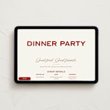 "Dinner Party Party" - Online Dinner and Cocktail Party Invitations in Spice by Angela Garrick - Desktop layout