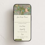 "Marbled Editorial" - Online Dinner and Cocktail Party Invitations in Sage by Leia Matt - Mobile layout