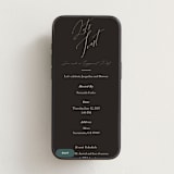 "Sparkled Toast" - Online Engagement Party Invitations in Cognac by Christie Garcia - Mobile layout