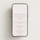 "nocturne" - Online Engagement Party Invitations in Tan by chocomocacino - Mobile layout