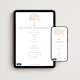 "Garden Engagement" - Online Engagement Party Invitations in Blush by Itsy Belle Studio - Mobile + desktop layout