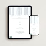 "Coastal" - Online Engagement Party Invitations in Sea by Elly - Mobile + desktop layout