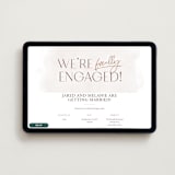 "Pre-Wedding Celebration" - Online Engagement Party Invitations in Blush by Hooray Creative - Desktop layout