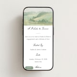 "A Prelude To Forever" - Online Engagement Party Invitations in Grass by Elly - Mobile layout