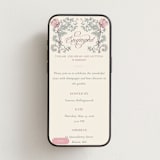 "Trepadeiras" - Online Engagement Party Invitations in Petal by Anna Black - Mobile layout
