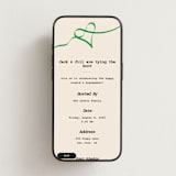 "Tie the Knot" - Online Engagement Party Invitations in Forest by Catherine Buan - Mobile layout