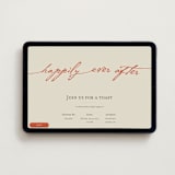 "Happily Ever After" - Online Engagement Party Invitations in Verona by Stephanie Heinrich Godbout - Desktop layout