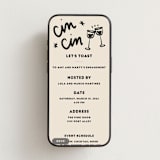 "Saluti" - Online Engagement Party Invitations in Ink by Ani Somi - Mobile layout