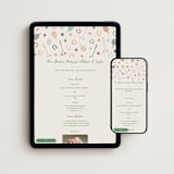 "Lawn Party" - Online Engagement Party Invitations in Picnic by Kelly Watkins - Mobile + desktop layout
