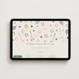 "Lawn Party" - Online Engagement Party Invitations in Picnic by Kelly Watkins - Desktop layout